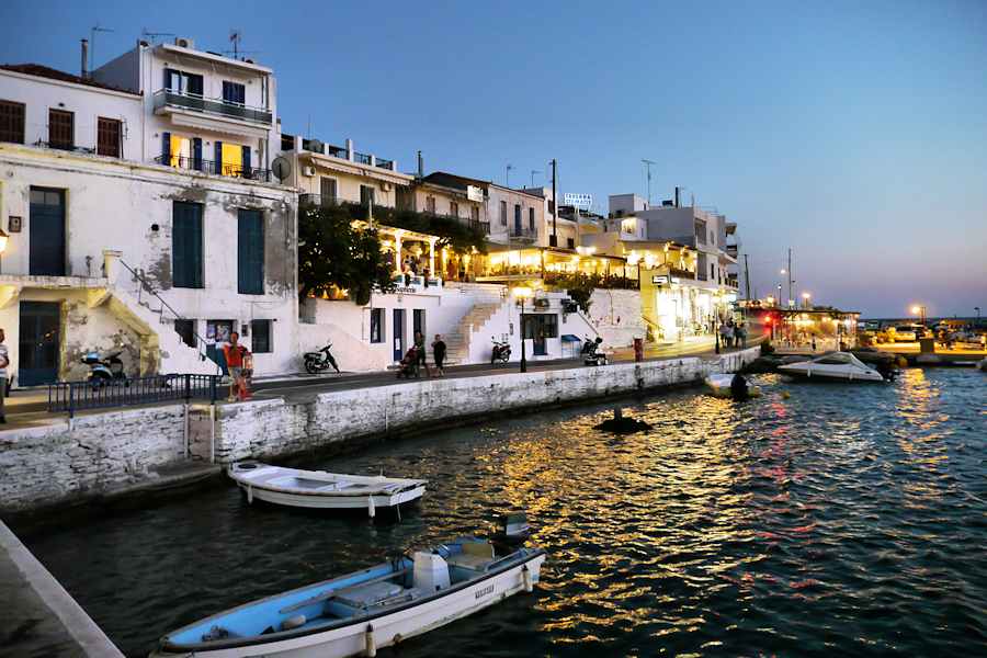 Batsi sur l'île d'Andros